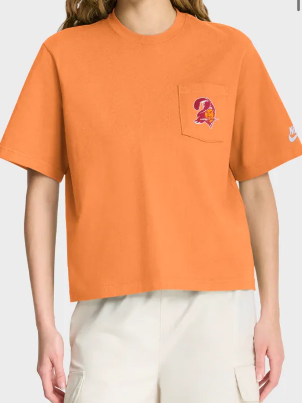 Nike Orange Short-Sleeve Pocket Tee Tampa Bay Buccaneers NWT